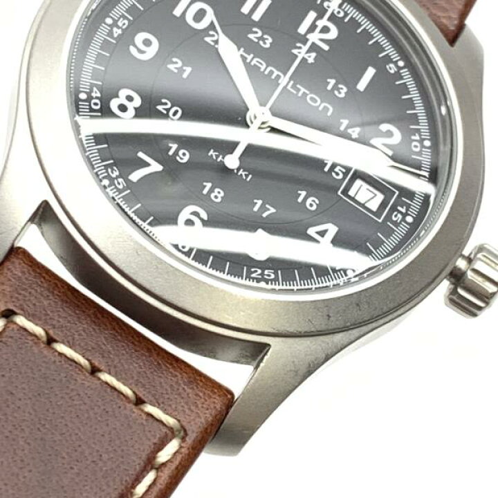 楽天市場】HAMILTON ハミルトン H684811 カーキフィールド メンズ 