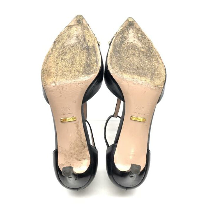 楽天市場】GUCCI グッチ ヒール ミュール パンプス スタッズ アンクル 