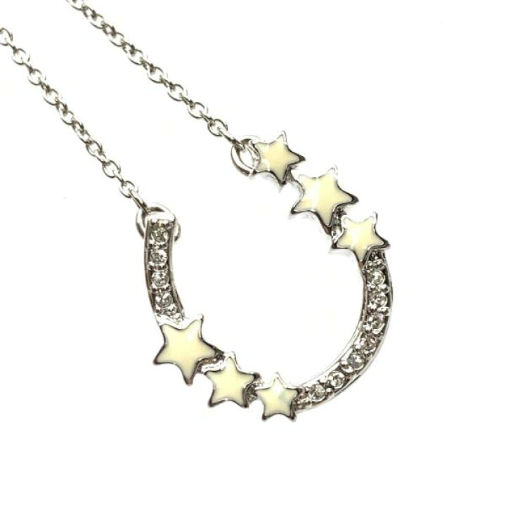 楽天市場】SWAROVSKI スワロフスキー ホースシュー スター ネックレス 