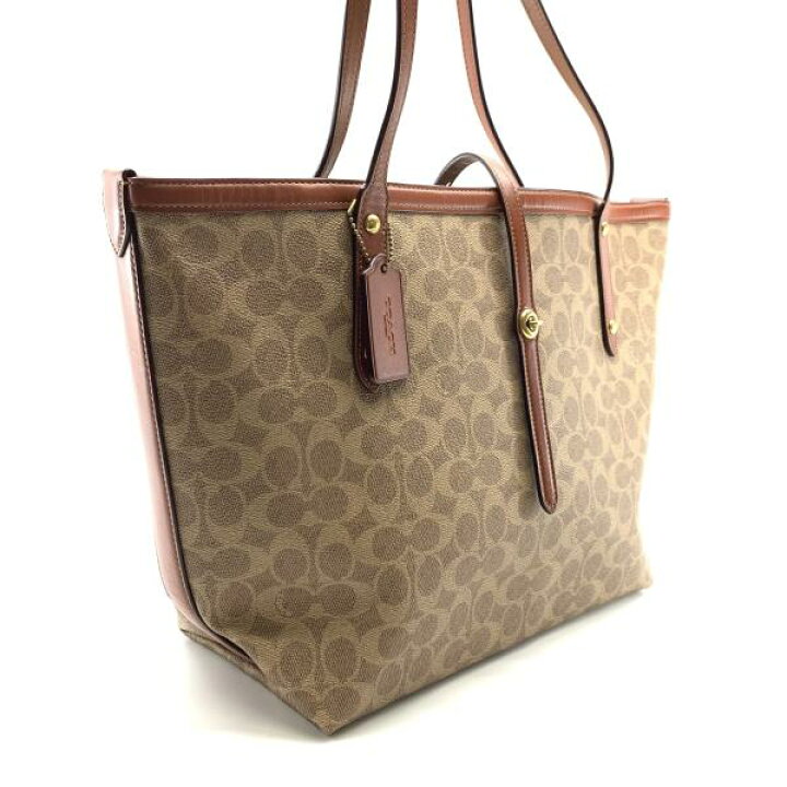 楽天市場】COACH コーチ 32714 マーケット トートバッグ PVC 