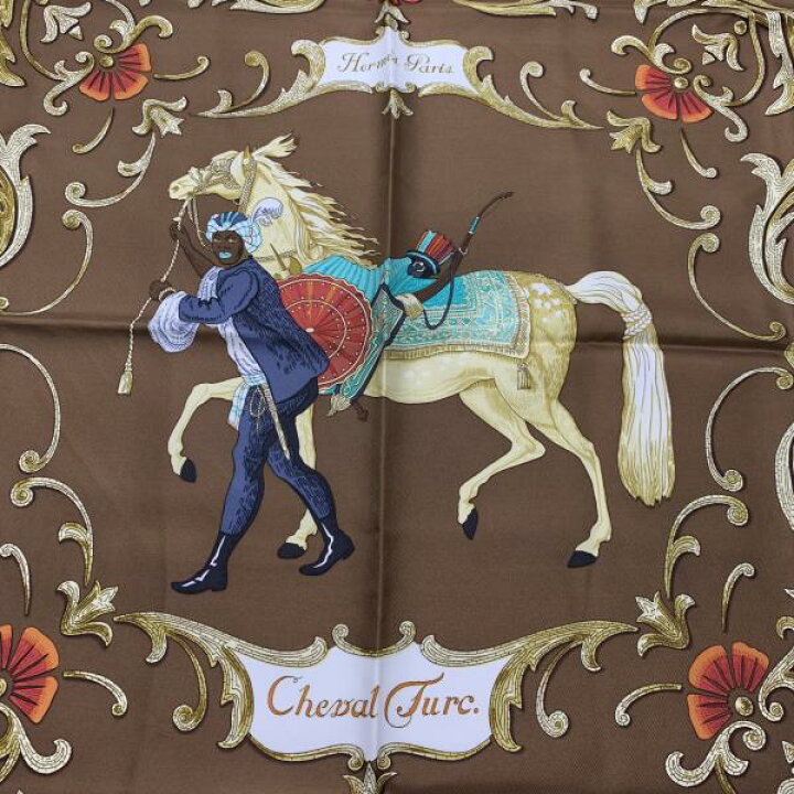 楽天市場】HERMES エルメス カレ90 トルコの馬 CHEVAL TURC スカーフ  