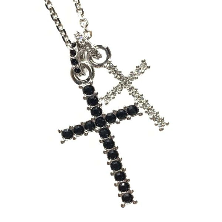 楽天市場】未使用 SWAROVSKI スワロフスキー ダブルクロス ネックレス 