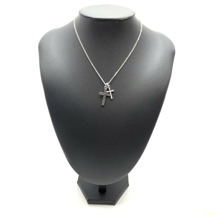 楽天市場】未使用 SWAROVSKI スワロフスキー ダブルクロス ネックレス 