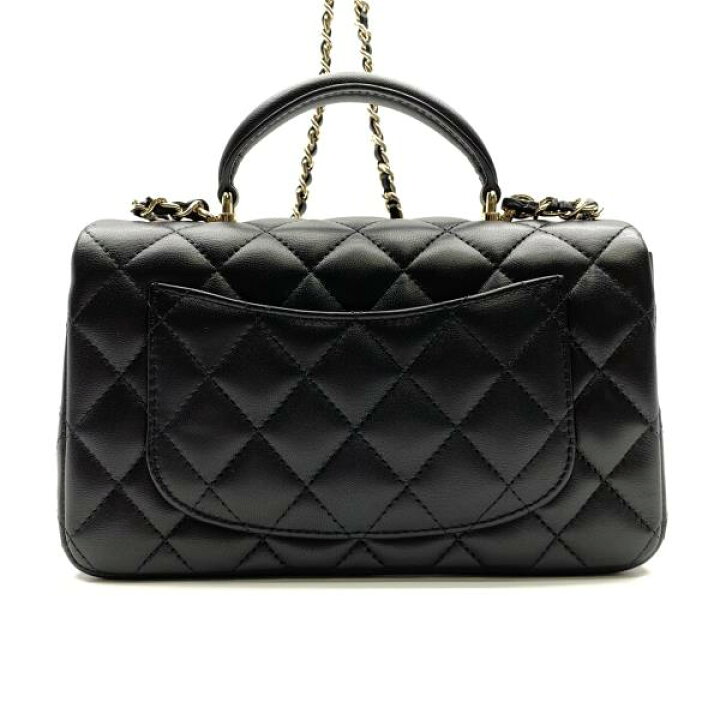 楽天市場】【SD】未使用 CHANEL シャネル トップハンドル ミニフラップ 