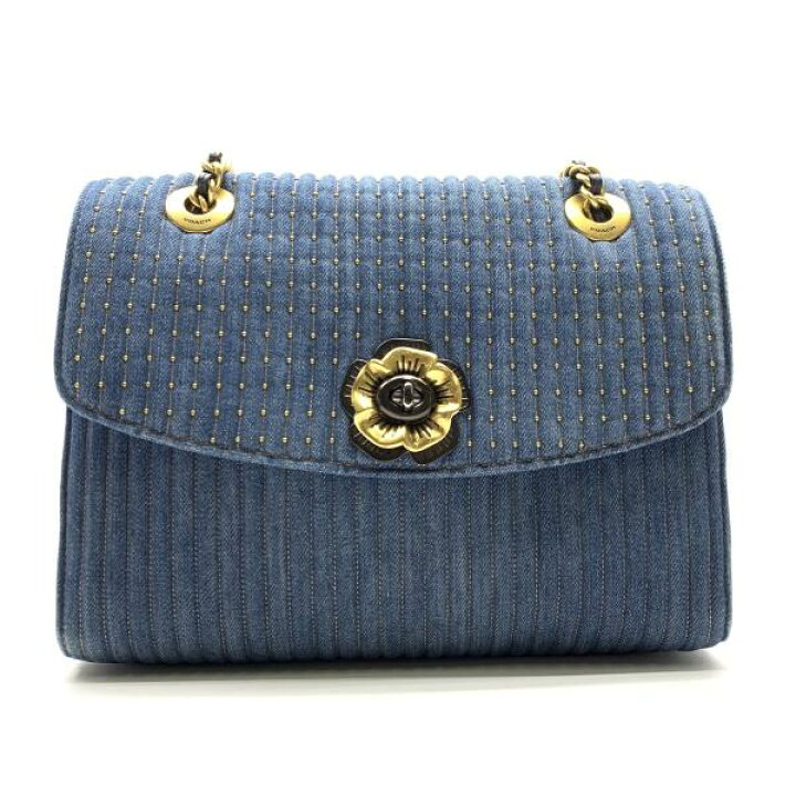 楽天市場】COACH コーチ 68222 パーカー ウィズ デニム ショルダー  