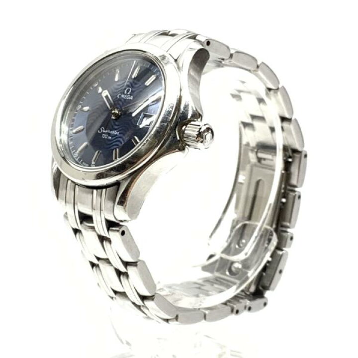 楽天市場】OMEGA オメガ 腕時計 6501/827 シーマスター ブルー 紺文字 