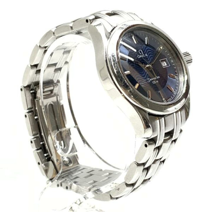 楽天市場】OMEGA オメガ 腕時計 6501/827 シーマスター ブルー 紺文字  