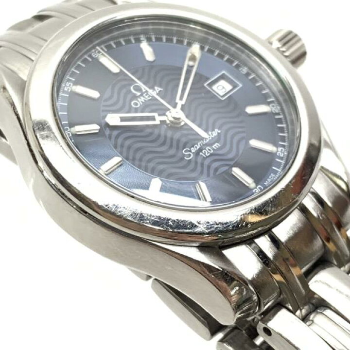 楽天市場】OMEGA オメガ 腕時計 6501/827 シーマスター ブルー 紺文字  