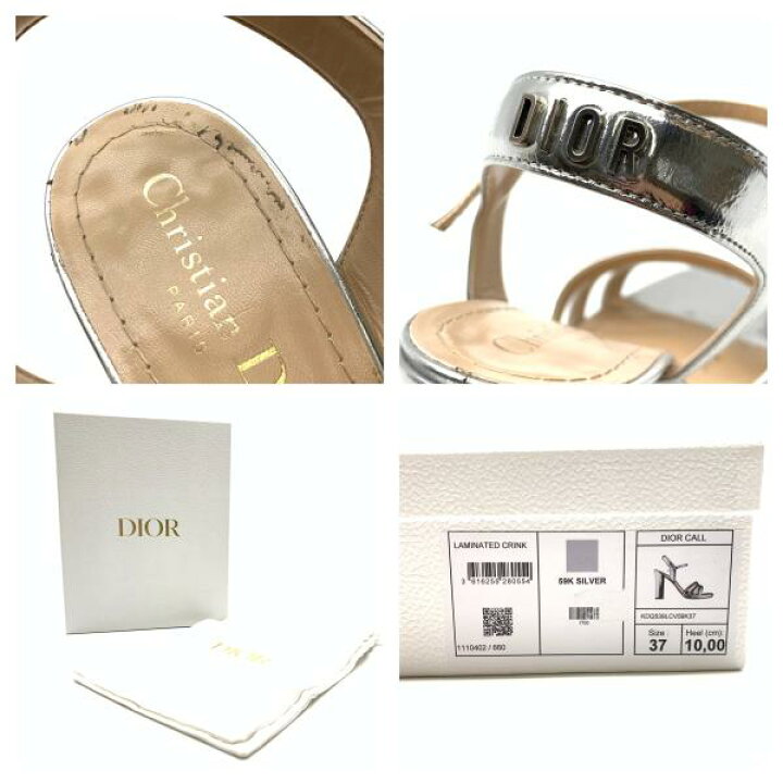 楽天市場】Dior ディオール CALL ヒール サンダル サイズ37 (約24cm  
