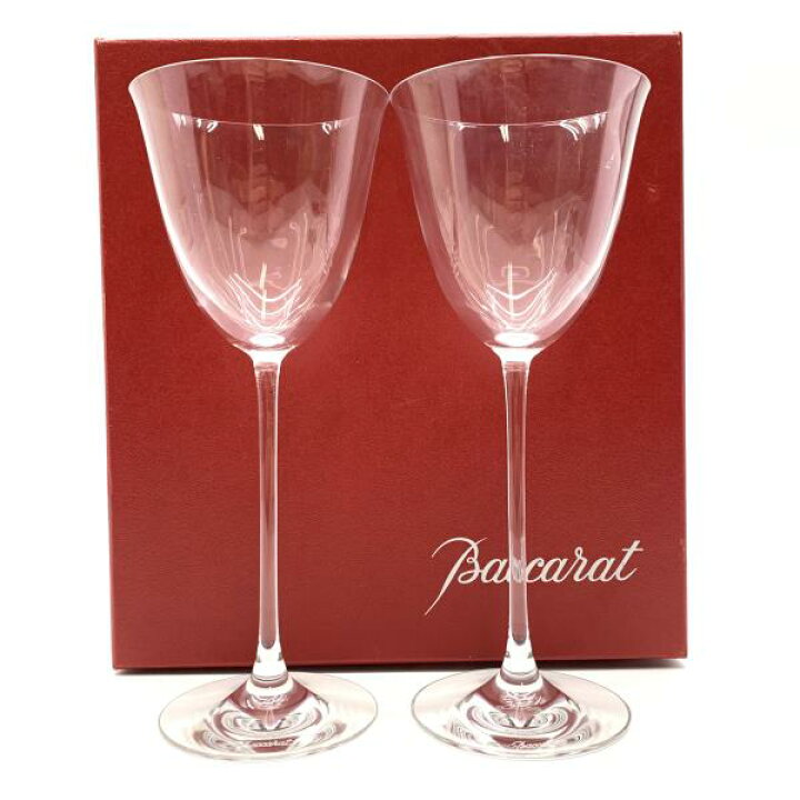 楽天市場】未使用 BACCARAT バカラ フィオラ ペア ワイングラス ガラス 