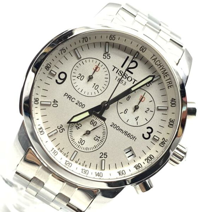 楽天市場】ほぼ未使用 TISSOT ティソ 腕時計 T461 クオーツ クロノ 