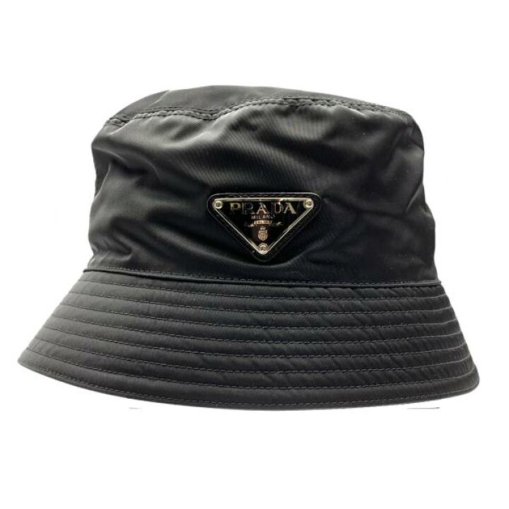 楽天市場】未使用 PRADA プラダ ナイロン バケットハット 帽子 Sサイズ 