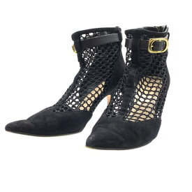 【SD】Dior ディオール ショートブーツ ブーティー サイズ37 （約24cm） 黒 ブラック ピンヒール パンプス 靴 レディース 管理RY21004595