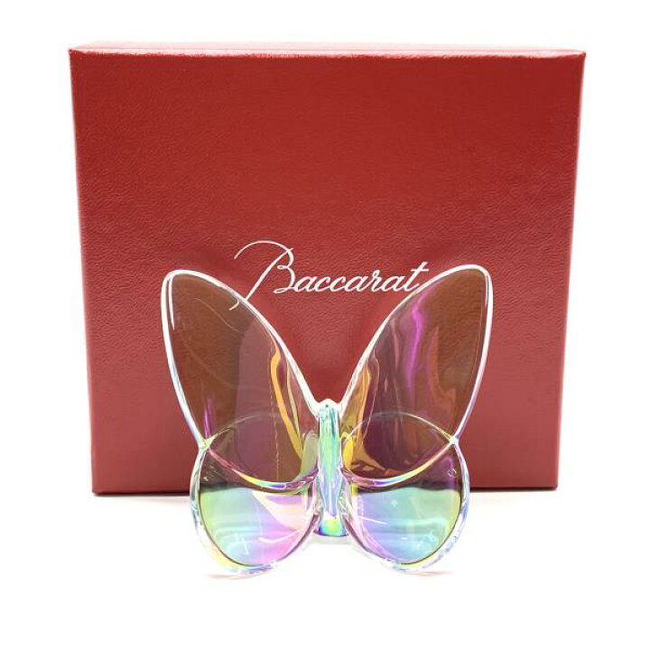 楽天市場】未使用 BACCARAT バカラ フィギュア ラッキーバタフライ 