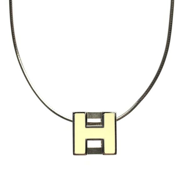 楽天市場】HERMES エルメス Hキューブ ネックレス ペンダント  