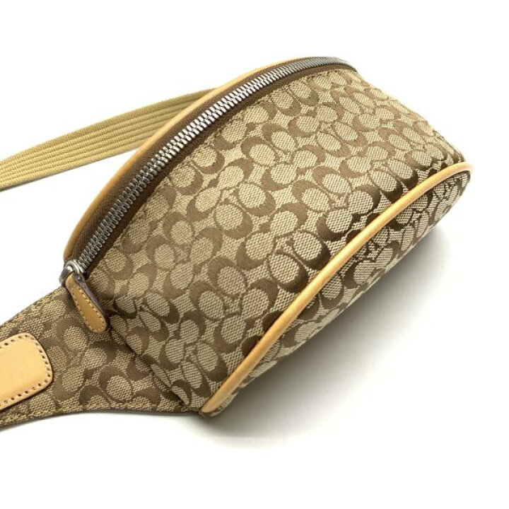 楽天市場】COACH コーチ 4247 ミニシグネチャー ウエストバッグ  