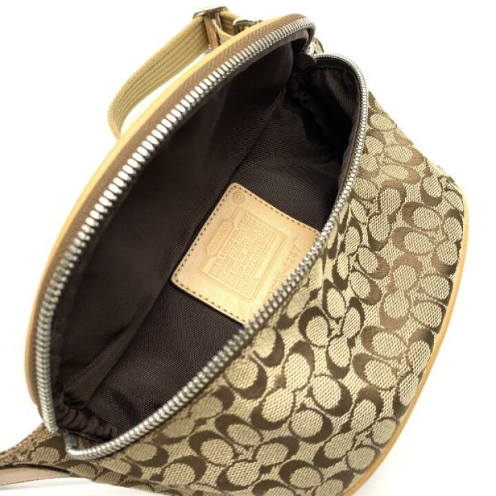 楽天市場】COACH コーチ 4247 ミニシグネチャー ウエストバッグ  