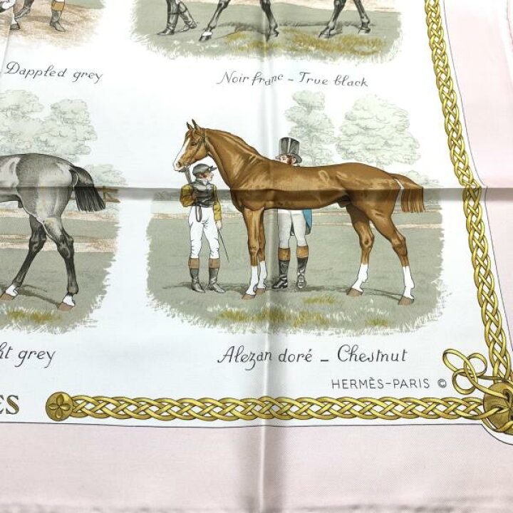 新品HERMES エルメスPARISカレ90 LES ROBES シルクスカーフ