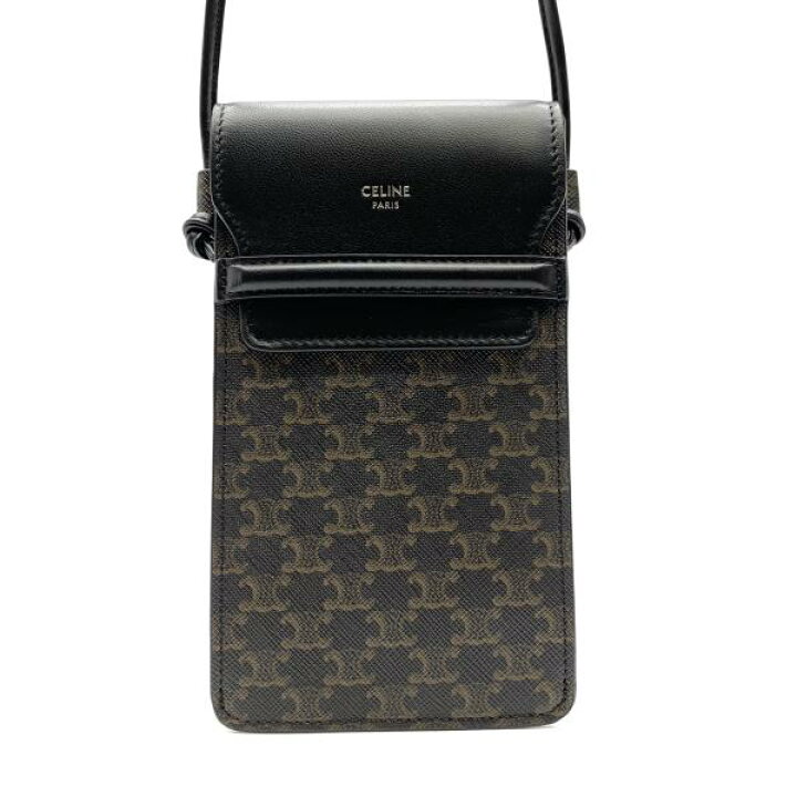 楽天市場】未使用 CELINE セリーヌ フラップ モバイルポーチ 