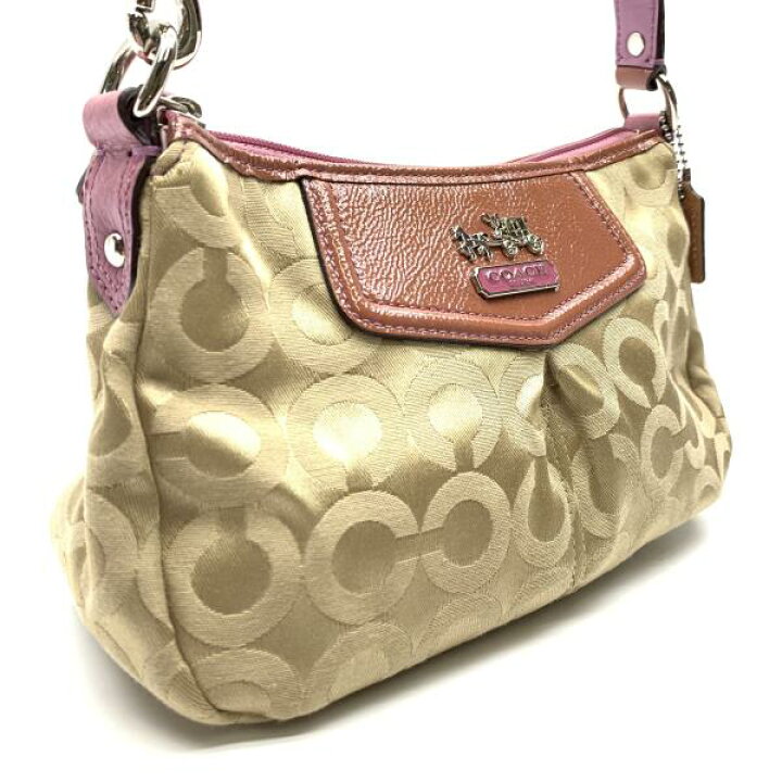 楽天市場】COACH コーチ 43265 オプアート ハンドポーチ アクセサリー 