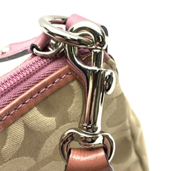 楽天市場】COACH コーチ 43265 オプアート ハンドポーチ アクセサリー 
