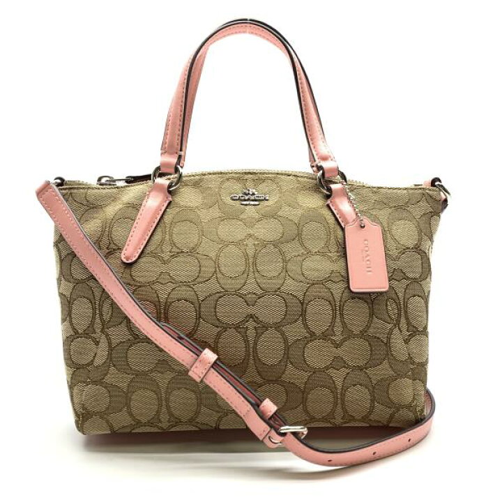 楽天市場】COACH コーチ F57830 シグネチャー ミニ ケルシー 2WAY  