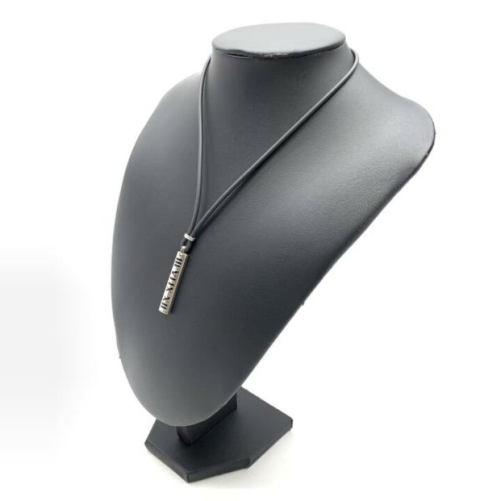 美品△TIFFANY&Co. ティファニー アトラスプレート ボールチェーン  