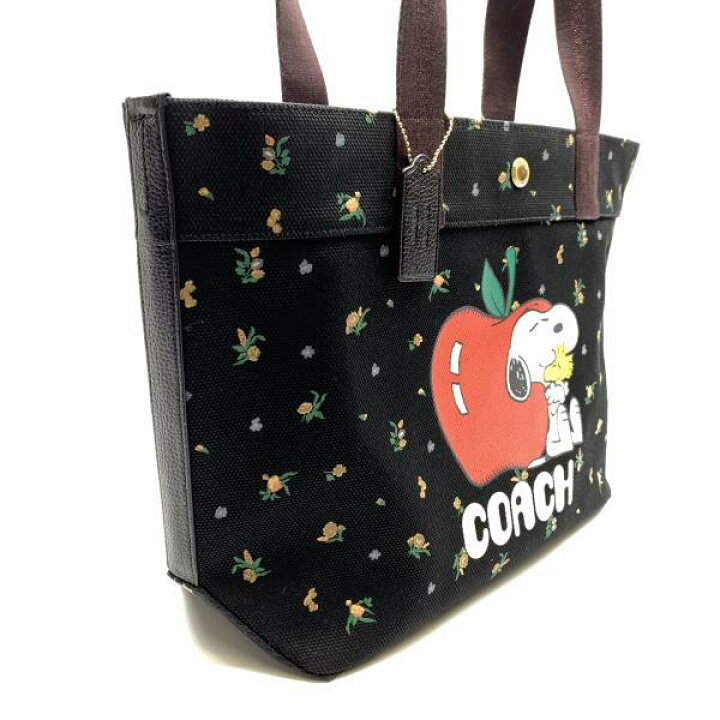 楽天市場】COACH コーチ SNOOPY スヌーピー FAB トートバッグ 