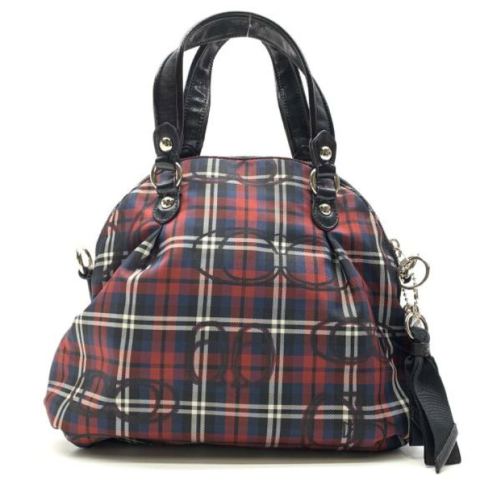 クラシックファッション - Coach Poppy ショルダーバッグ チェック柄 