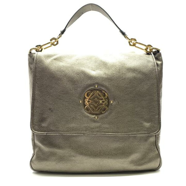 楽天市場】LOEWE ロエベ アナグラム ショルダーバッグ ゴールド系 