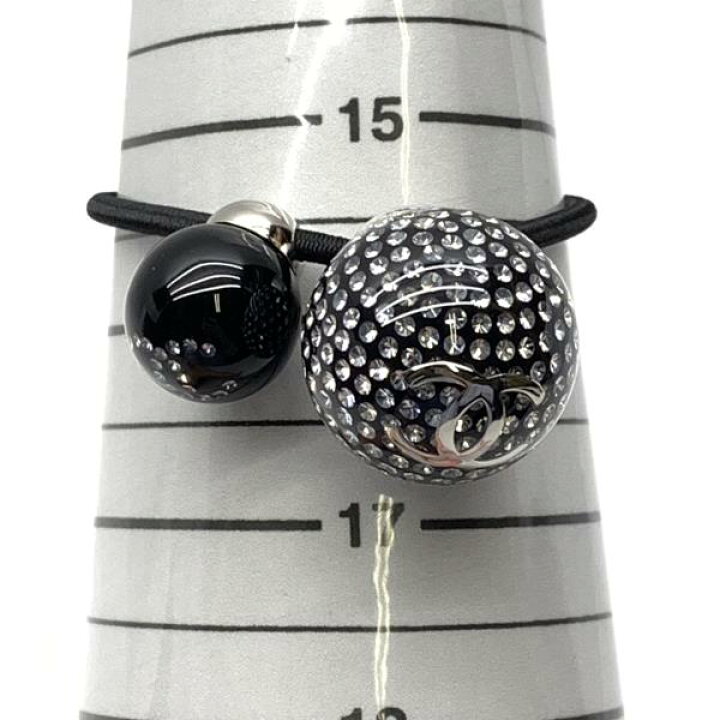 楽天市場】ほぼ未使用 CHANEL シャネル ブラック ラインストーン 