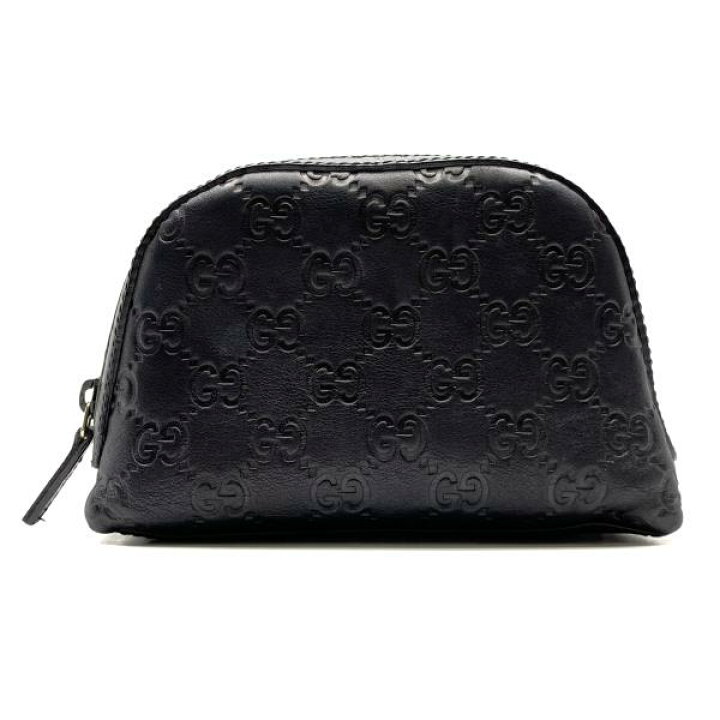 楽天市場】GUCCI グッチ 272366 シマ レザー 化粧 コスメ ポーチ 