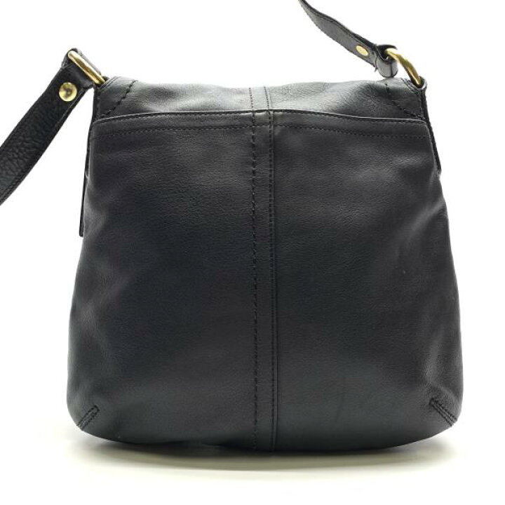 楽天市場】COACH コーチ 11846 レザー ショルダーバッグ 斜め掛け 黒 