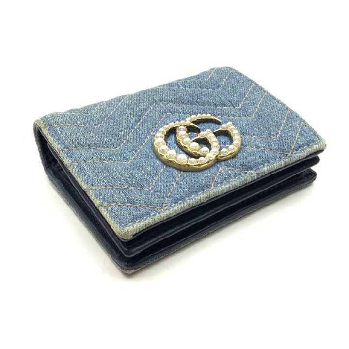 楽天市場】GUCCI グッチ 466492 GGマーモント コンパクトウォレット 