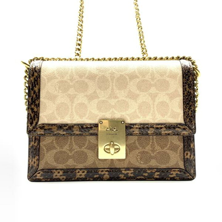 楽天市場】COACH コーチ 89068 ハットン シグネチャー チェーン 