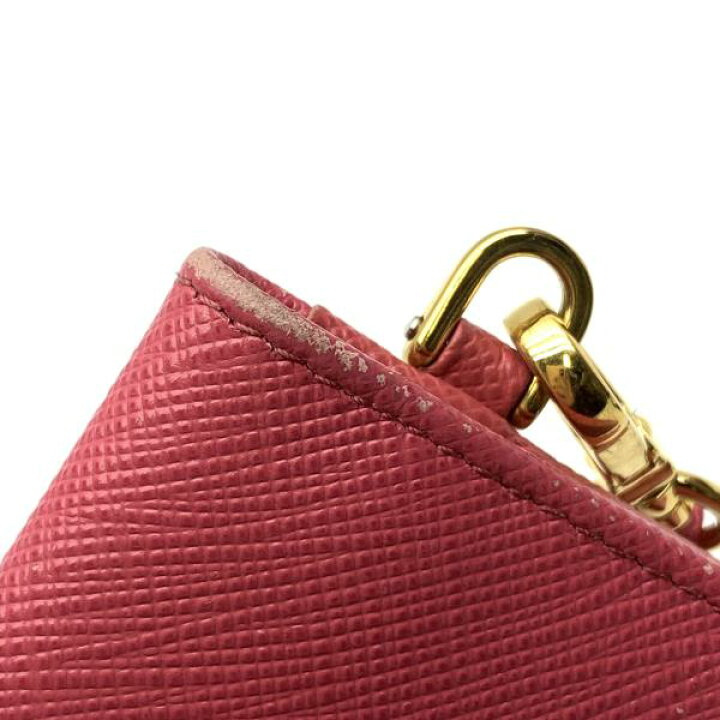 楽天市場】PRADA プラダ 1MC006 バッジホルダー PEONIA ピンク カード 