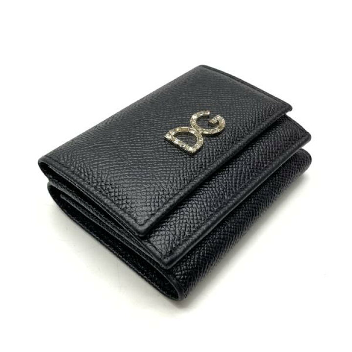 楽天市場】D&G ドルガバ 財布 BI1048 三つ折り ブラック 黒 コンパクト 
