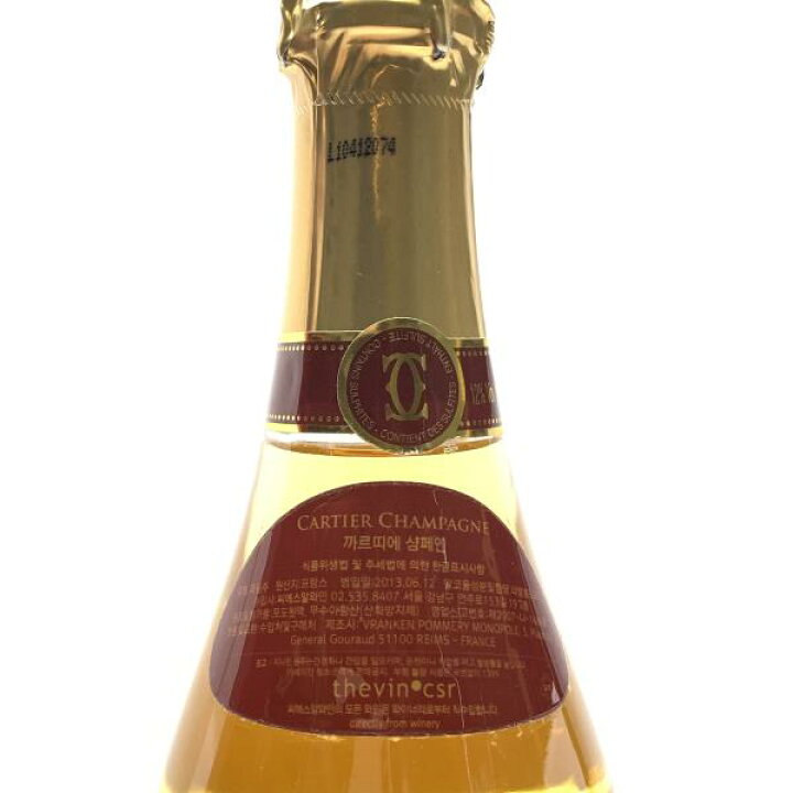 楽天市場】Cartier カルティエ キュヴェブリュット 750ml 12 
