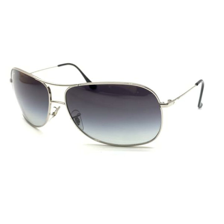 Ray-Ban◇サングラス/ティアドロップ/メタル/SLV/GRN/メンズ/RB3267 