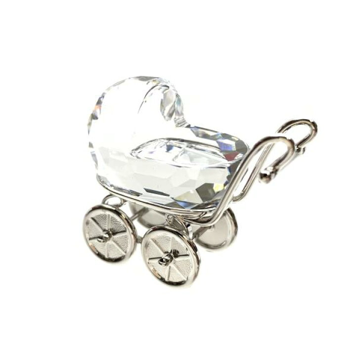 楽天市場】SWAROVSKI スワロフスキー 乳母車 クリスタル 置物 
