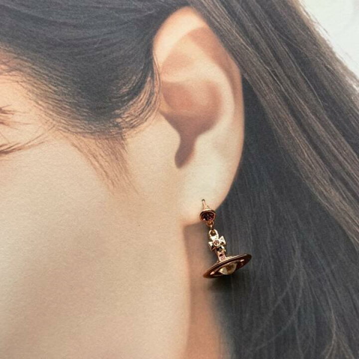 楽天市場】ヴィヴィアンウエストウッド タイニー オーブ ピアス ピンク 