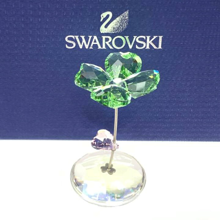 楽天市場】SWAROVSKI スワロフスキー 1016550 クリスタルオブジェ 四葉 