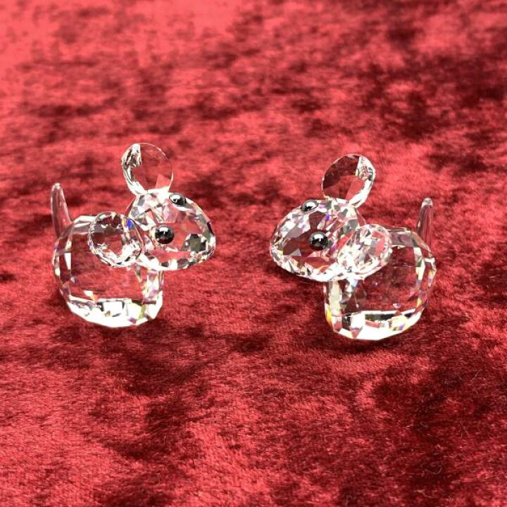 スワロフスキーswarovskiねずみ『Joe＆harry』