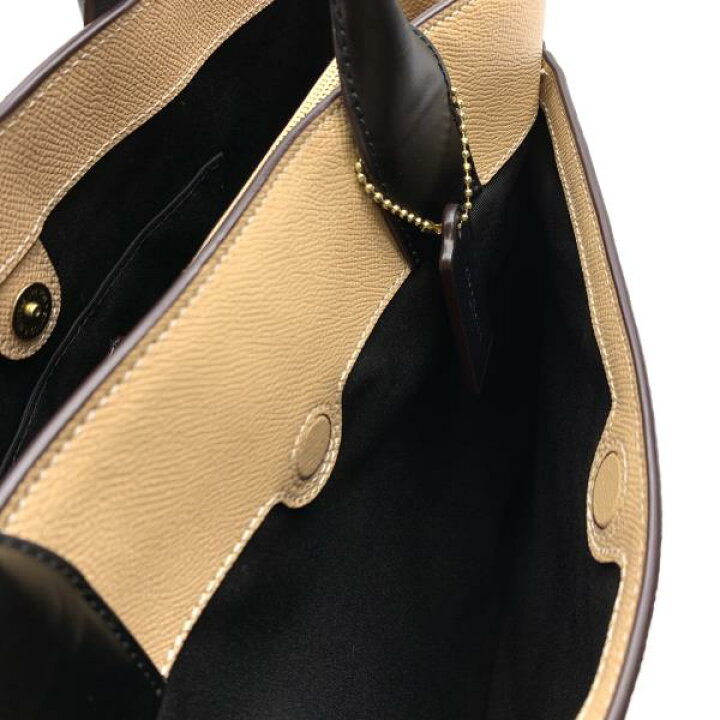 楽天市場】COACH コーチ F31476 ビーチウッド クロスグレイン レザー 