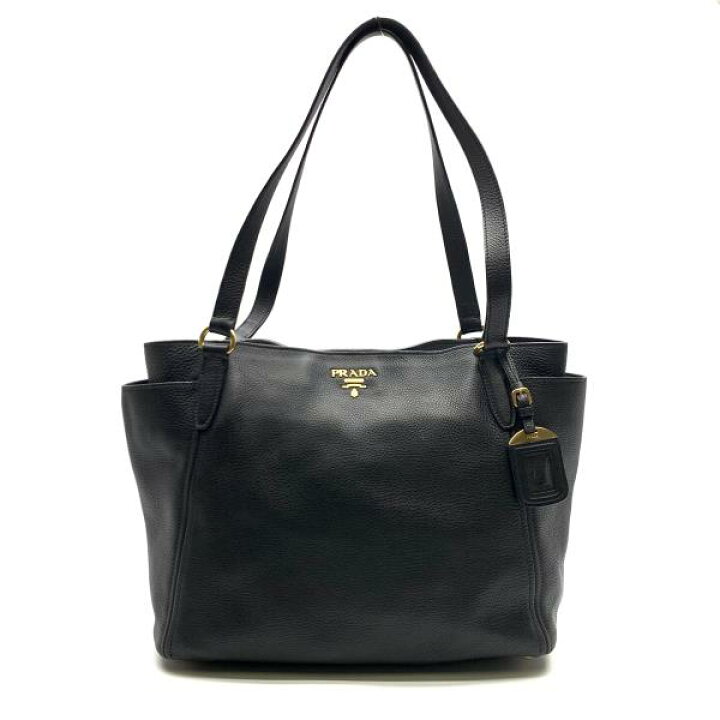 楽天市場】PRADA プラダ BR4970 トートバッグ カーフスキン メタルロゴ  