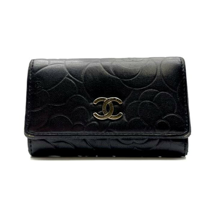楽天市場】CHANEL シャネル A47436 カメリア 6連 キーケース  