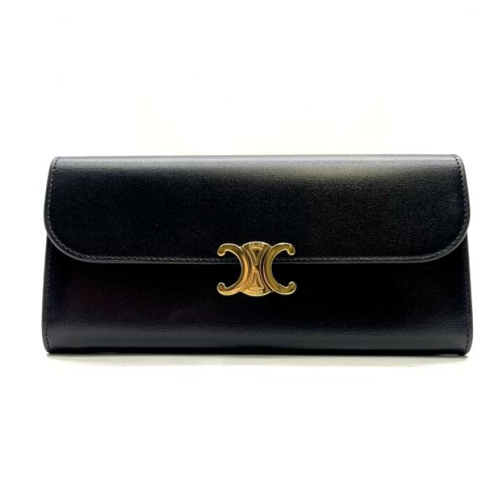 楽天市場】CELINE セリーヌ ラージウォレット トリオンフ シャイニー 