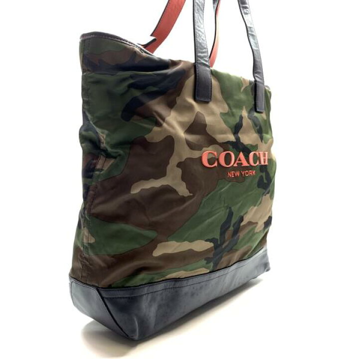 楽天市場】COACH コーチ F71758 ナイロン トートバッグ ショルダー 