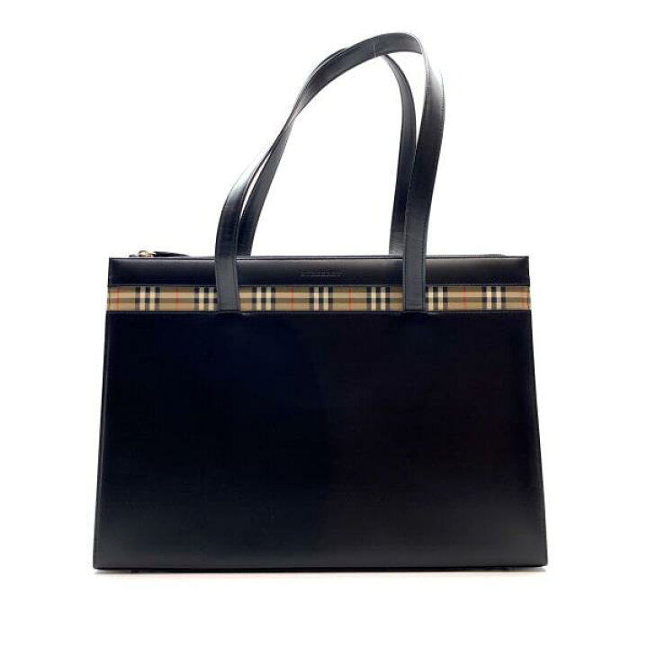 楽天市場】BURBERRY バーバリー レザー トートバッグ ショルダーバッグ 