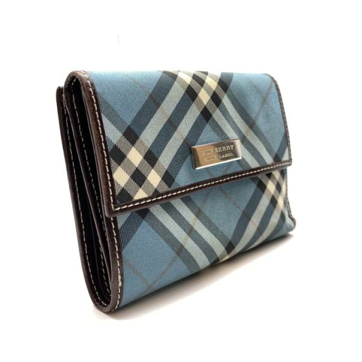楽天市場】BURBERRY BLUE LABEL バーバリー ブルーレーベル 二つ折り 